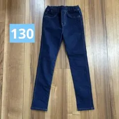 130サイズ デニムパンツ ゴムウエスト