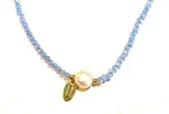 専用ページご購入出来ません　❀淡水パール❀オーロラ水晶ネックレス❀