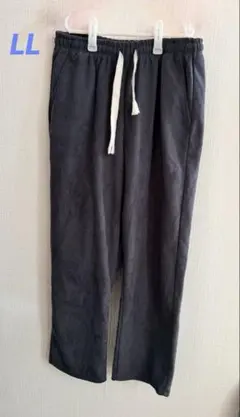 コーデュロイ ワイドパンツ ブルーグレー