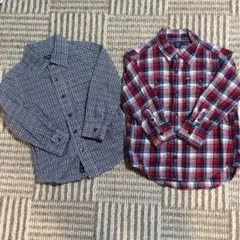 長袖シャツ 100センチ ベビーギャップ 二枚セットのサムネイル