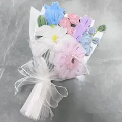 モールフラワー　枯れないお花　花束　ブーケ　ハンドメイド　卒業式　誕生日