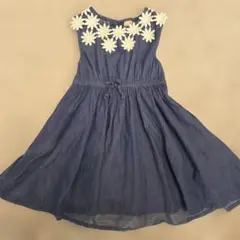 petit main デニムワンピース 120