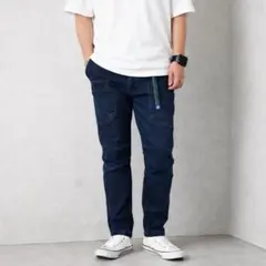 GERRY クライミングパンツ デニム アウトドアパンツ ベルト付 M