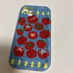 トマト柄 iPhone13ケース ウェーブデザイン