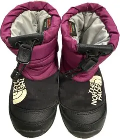 THE NORTH FACE キッズブーツ パープル×ブラック 17cm