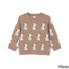 petit main オラフ　総柄ニット