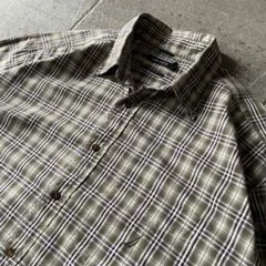 00s NAUTICA オンブレチェック　長袖シャツ　