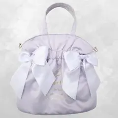 Maison de FLEUR メゾンドフルール ダブルリボン トートバッグ