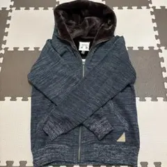 MSGD+ ダークグレー フード付きパーカー M