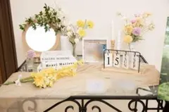 【値引きしました！】韓国風ウェルカムスペース・受付装飾セット