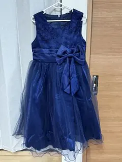 ネイビー ドレス 150 新品　試着のみ