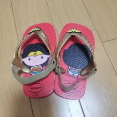 Havaianas ワンダーウーマン ベビーサンダル 20