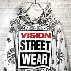 ★vision street wear★総柄 ストリート センター ビックロゴ
