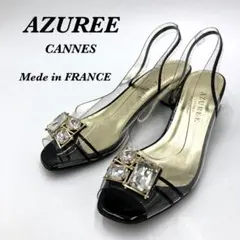 A＊ AZUREE アズリー クリア ヒール サンダル