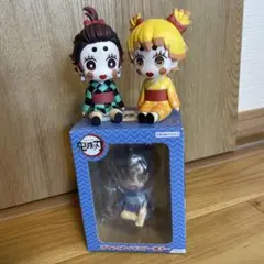 鬼滅の刃　ぽてっとフィギュア　炭子　善子　猪子