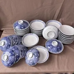 和食器一式セット 有田焼 象嵌鉄仙花 ホームセット 昭和レトロ - メルカリ