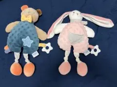 クマとウサギのぬいぐるみセット