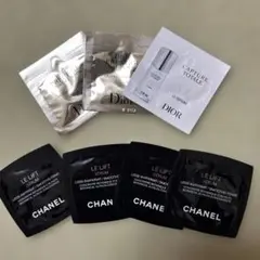 CHANEL & DIOR スキンケアサンプルセット 7枚