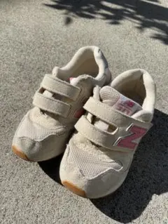 17.5㎝ New Balance313 スニーカー ホワイト/ピンク