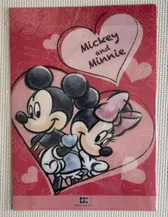 ミッキーとミニー クリアファイル　ディズニー