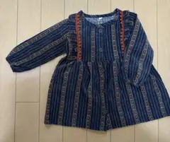 ワンピース コーデュロイ 花柄