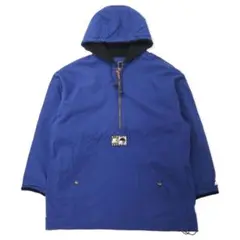STARTER 90年代 ハーフジップ アノラックパーカー XL ネイビー
