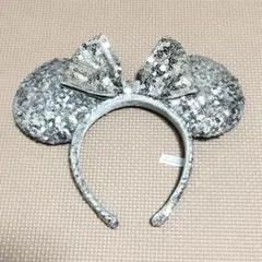 東京ディズニーリゾート ミニー カチューシャ スパンコール シルバー