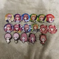 アニメ　五等分の花嫁　缶バッチ　ラバーストラップ　セット売り