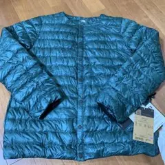 グリーン ダウンジャケット