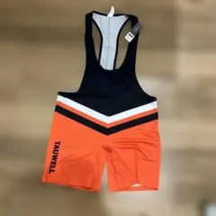 TAUWELL XL Vネックショートパンツ 黒/オレンジ