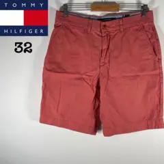 トミーヒルフィガー　チノショートパンツ　短パン　ピンク　32