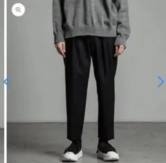 MARKAWARE FRONT PLEATS PEGTOP ウールフランネルのサムネイル