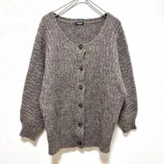 JOURNALSTANDARD ケーブルニット カーディガン ウール アルパカ混