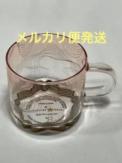 スターバックス　さくら　ハンドルグラスマグゴールドボトム