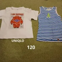 男の子　夏物トップス　半袖Tシャツ　ノースリーブ　130