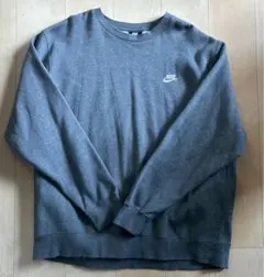 NIKE グレー スウェットシャツ XXL(USサイズ）