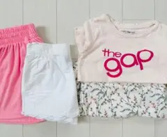 gap UNIQLO Tシャツ　ショートパンツ　スカート 110 ４点セット
