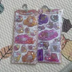 キラキラウォーターインシール 日焼け キティ サンリオ　ギャル