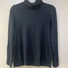 ユニクロ　Lサイズ　ヒートテックフリースタートルネックT 黒