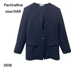 Partirafine ジャケット　アウター　11AR ネイビー　上品　おしゃれ