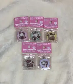 明治 サンリオキャラクター シリコンリング付アクリルチャーム　5個セット