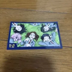 僕のヒーローアカデミア 特典ステッカー 麗日　芦戸　八百万　蛙吹　耳郎