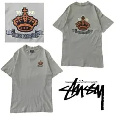 ステューシー/80s/黒タグ/ヴィンテージ/クラウン/USA製/ビッグプリント