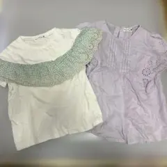 branshes 120サイズ トップス 2枚セット ブランシェスのサムネイル