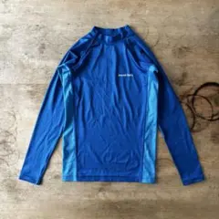 mont-bell モンベル 水着 150 ラッシュガード 長袖 ブルー