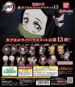 鬼滅の刃 滅❗️カプセルラバーマスコット第13弾全14種コンプリート(新品未開封)