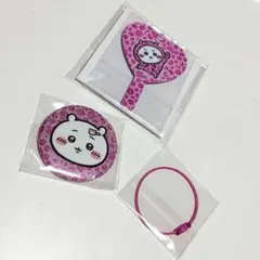 ちいかわ ちいちゃん ヒョウ柄 ミラー 缶バッジ セット