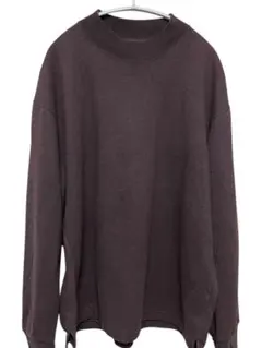 UNIQLO U ブラッシュドジャージーモックネックTシャツ