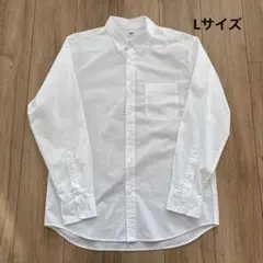 UNIQLO ホワイト 長袖シャツ L