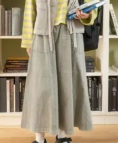 美品☆niko and ... ベルトフレアスカート